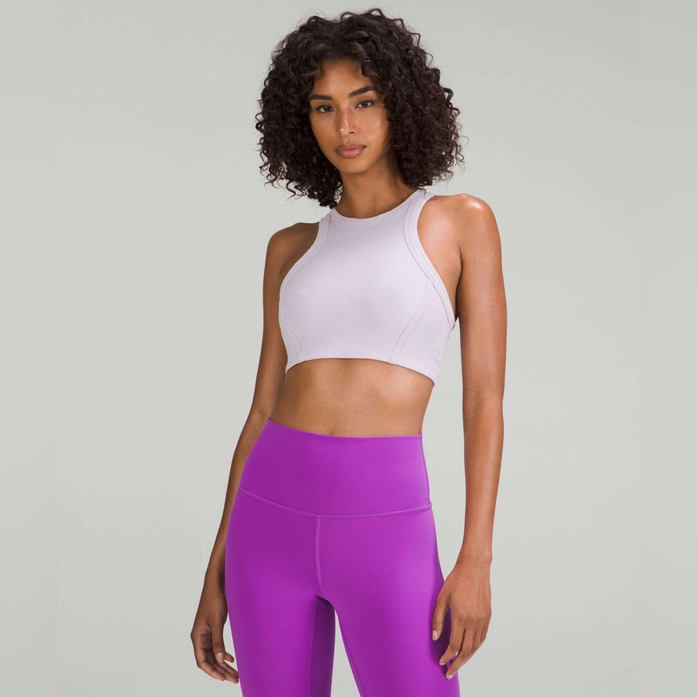 Lululemon| Ribbed Nulu High Neck Bra